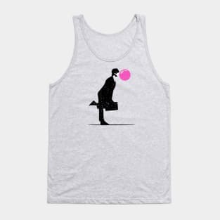 Silly walking bubblegum parody Tank Top